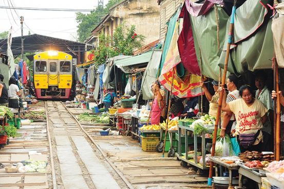 Comida callejera de Bangkok en Tuk Tuk